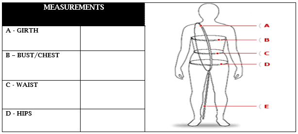 Measurement Instructions for Spring Show Costumes – Alexandria Figure ...